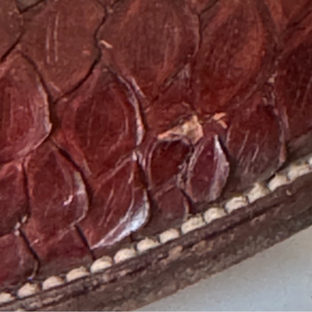 Dan Post Genuine Python And Leather Western Cowgi… - image 8